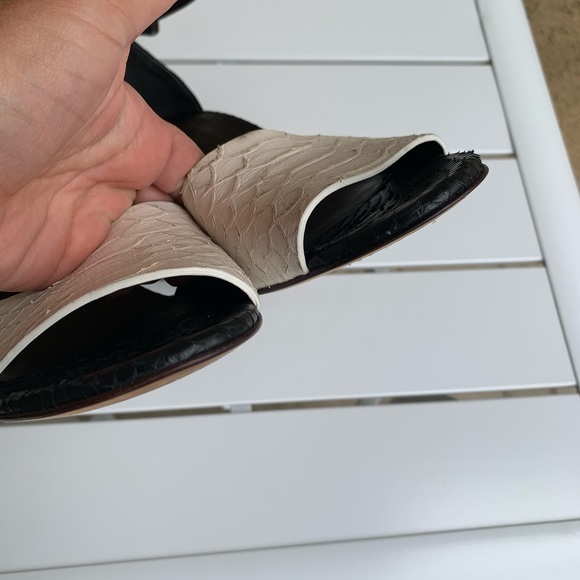 Maria Cornejo block heels leather sandals European size 41.5 - Picture 8 of 14